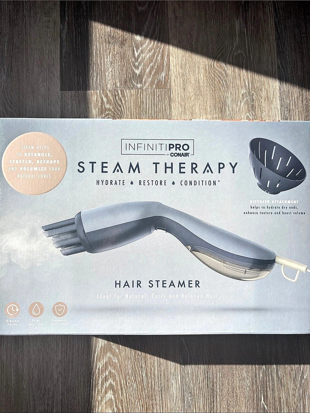 InfinitiPRO by Conair Steam Therapy Hair Steamer Hair Steamer Blue Like New
